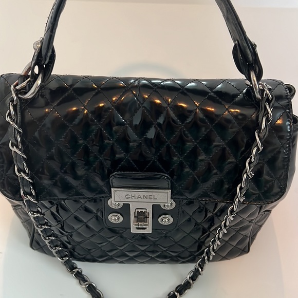 Chanel Glazed Lambskin Quilted Mademoiselle Kelly Top Handle Shoulder Bag, 2009 - Picture 9 of 17